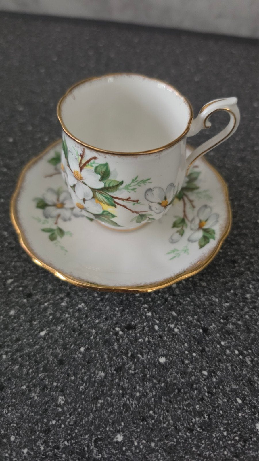 Vintage Royal Albert "American Beauty" theekopje, Ophalen of Verzenden