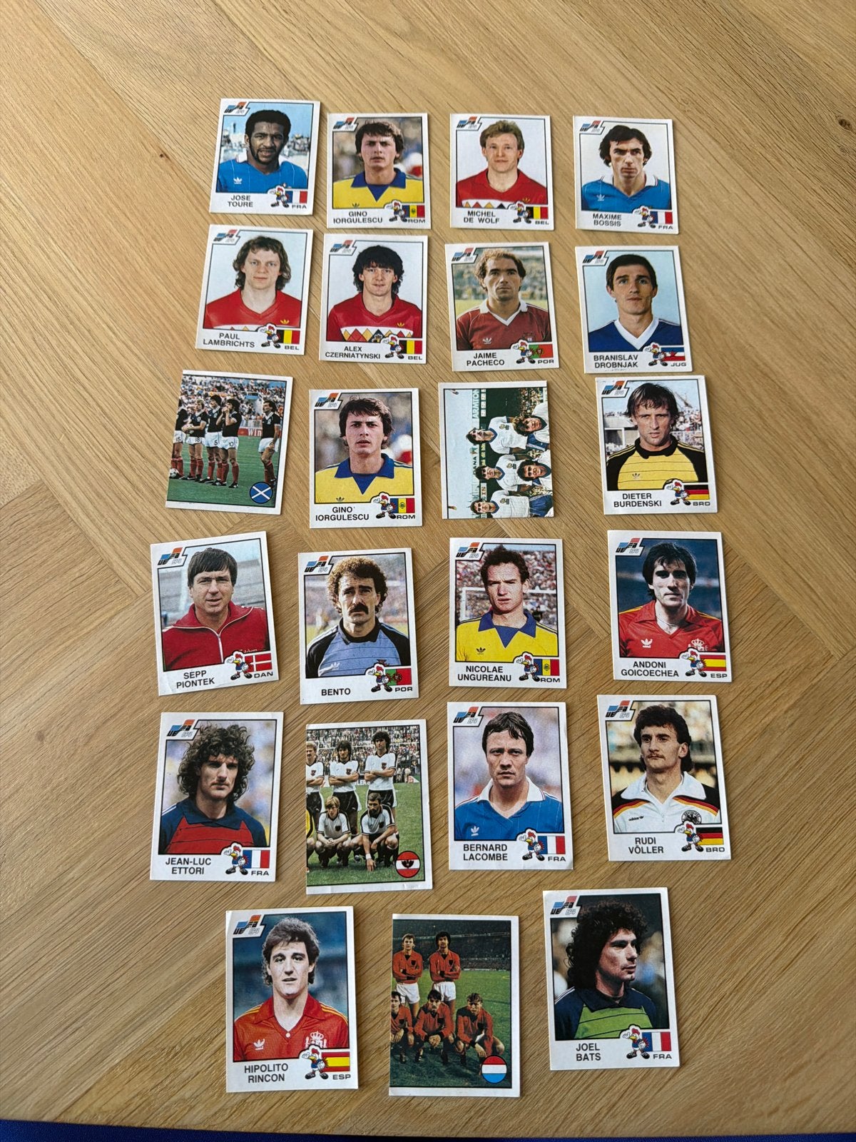 Panini Euro 84 Voetbalplaatjes - Zeldzame Collectie, Verzamelen, Ophalen of Verzenden, Gebruikt, Overige sporten, Poster, Plaatje of Sticker