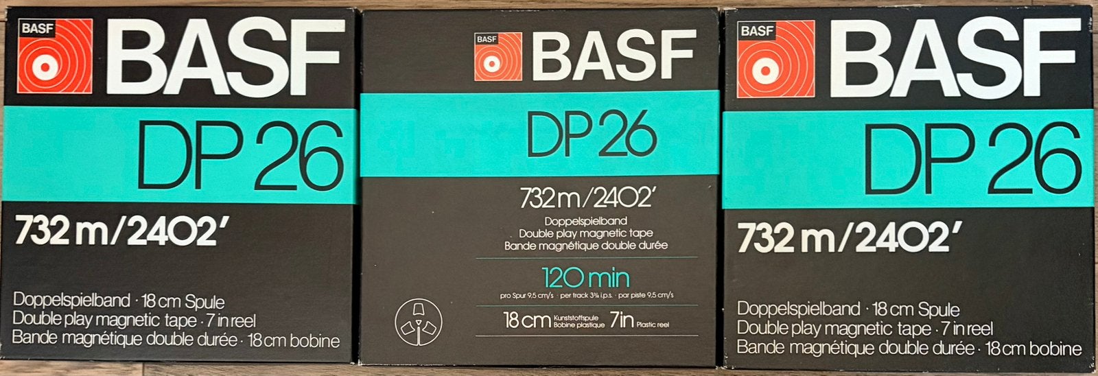 Nieuwe BASF 18cm tape voor bandrecorder 732m, Ophalen of Verzenden, Onderdeel
