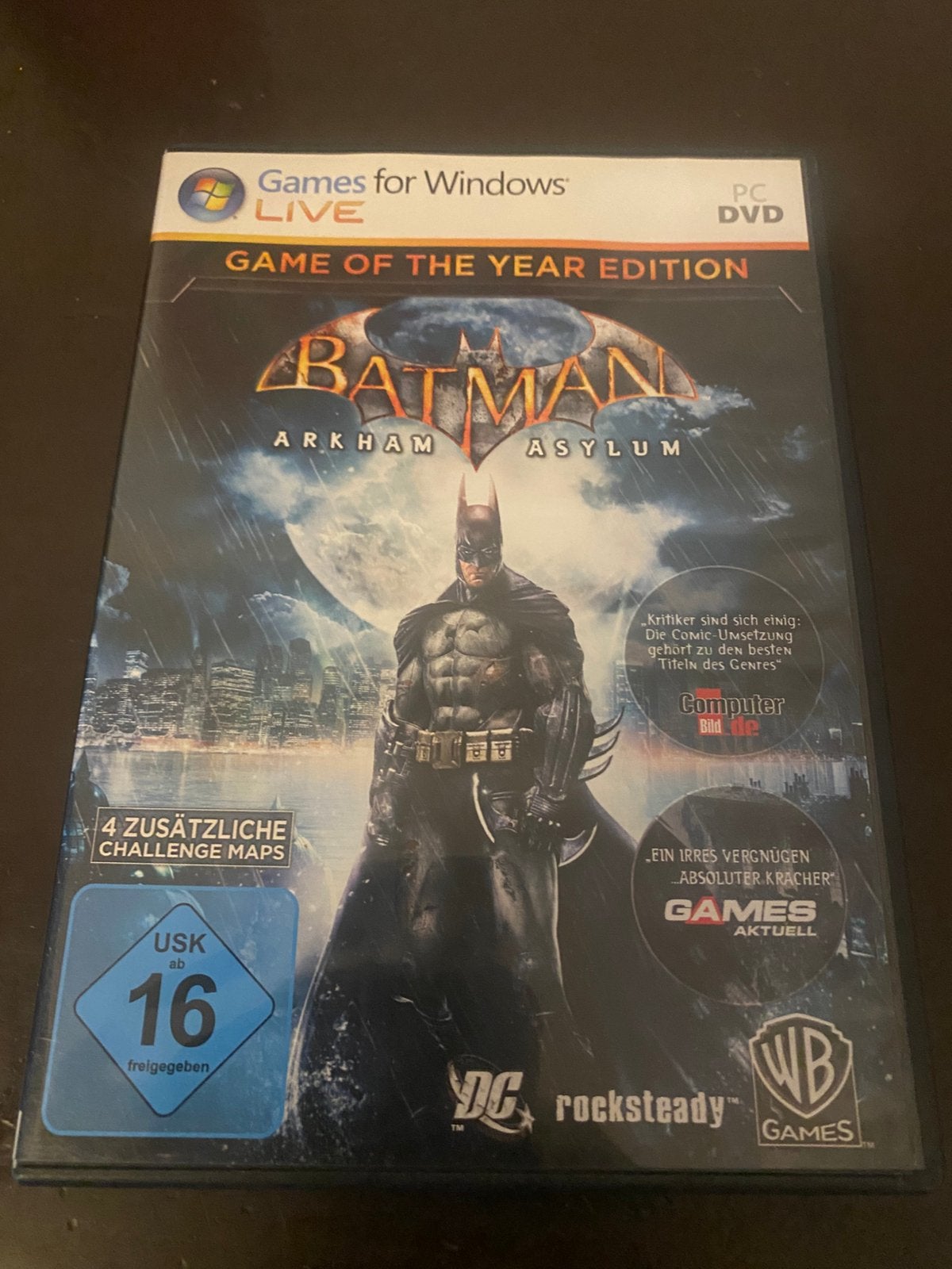 PC Game: Batman - Arkham Asylum, Avontuur en Actie, 1 speler, Ophalen of Verzenden, Zo goed als nieuw