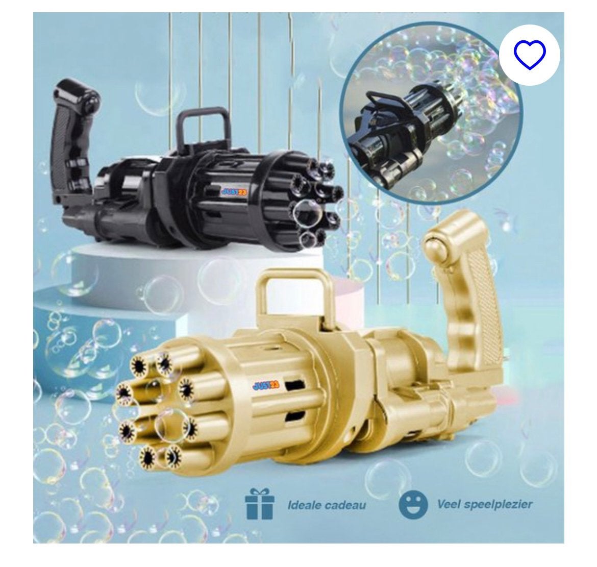 Bellenblaaspistool nieuw bubble cannon, Ophalen of Verzenden, Nieuw