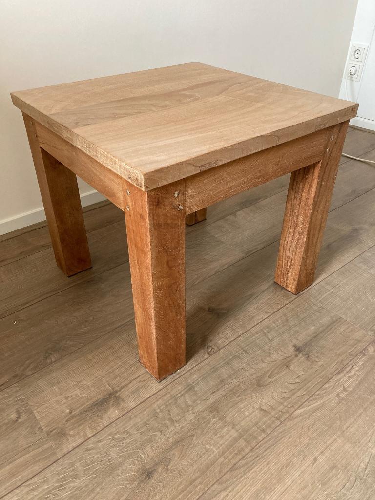 Bijzet tafel, Huis en Inrichting, Tafels | Bijzettafels, Ophalen, Minder dan 45 cm, Minder dan 55 cm, Rond