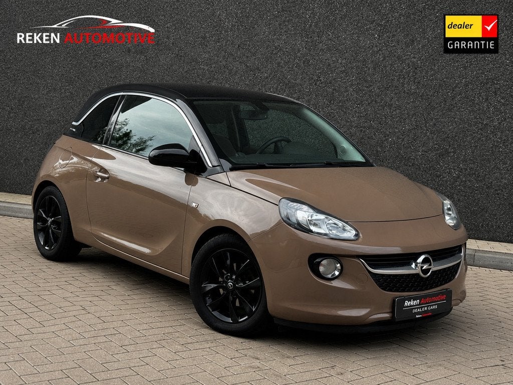 Opel ADAM 1.4 Rocks Cappuccino Pano Clima Cruise Navi scherm, Voorwielaandrijving, Gebruikt, 4 cilinders, 4 stoelen