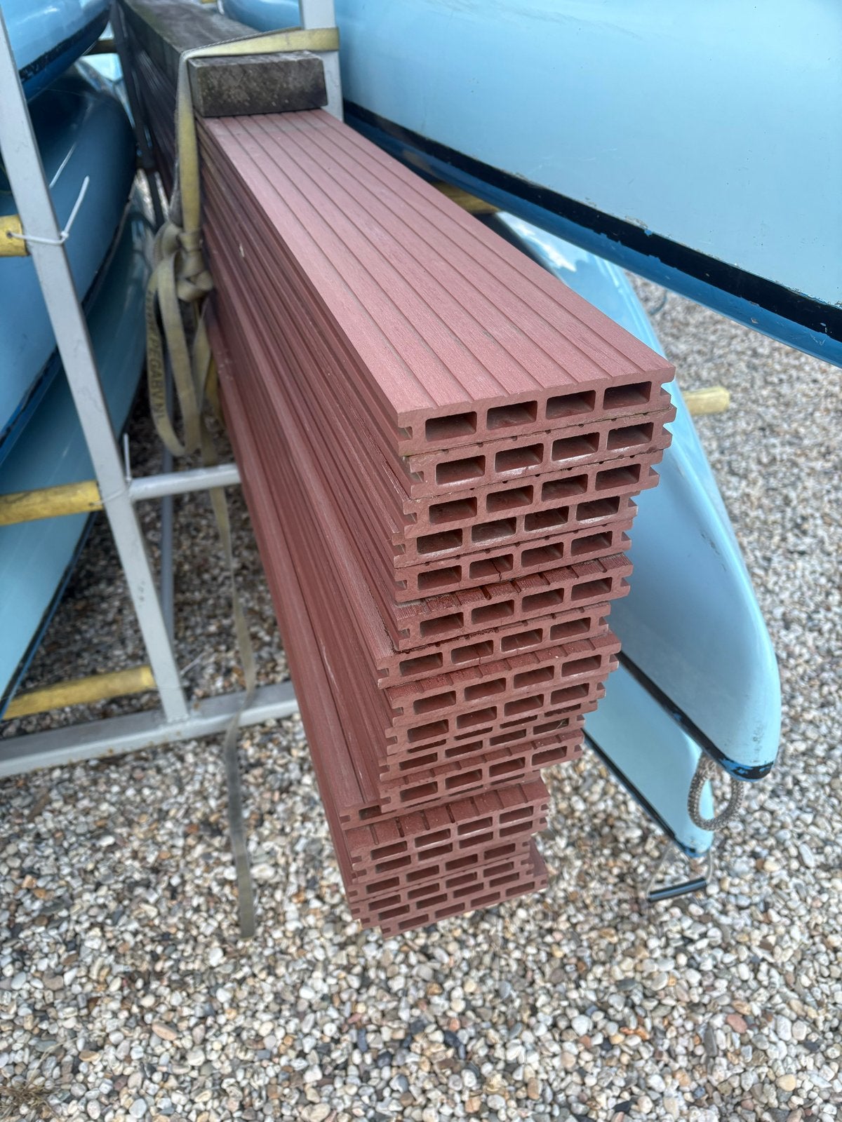 NIEUW prodeck composiet planken, 500x15x2,5cm (plaatsen kan), Gebruikt, Minder dan 25 mm, Ophalen of Verzenden, Plank