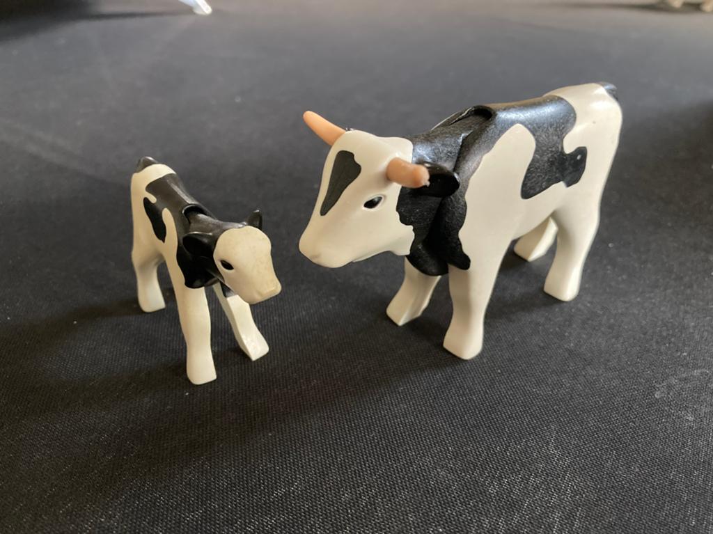 Playmobil koe met kalf, Ophalen of Verzenden, Gebruikt, Complete set