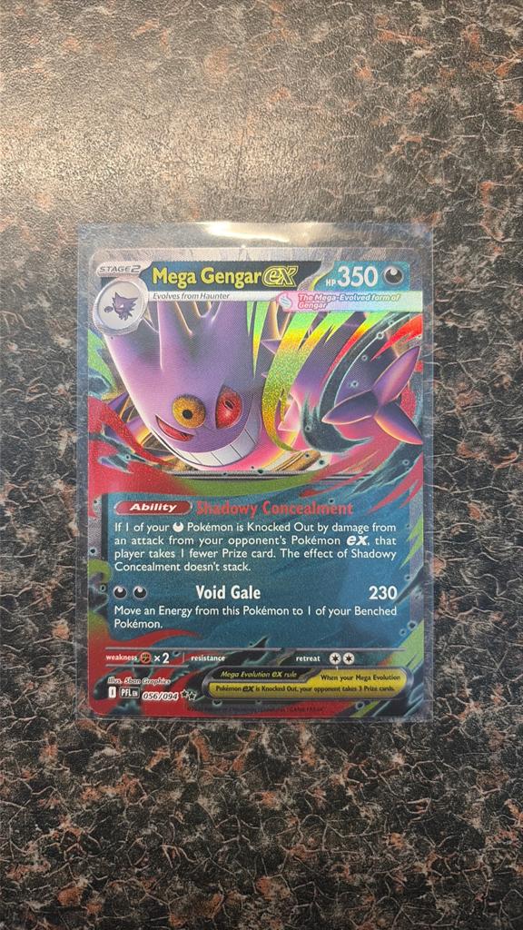 Mega Gengar EX 056/094 - Phantasmal Flames, Ophalen of Verzenden, Zo goed als nieuw