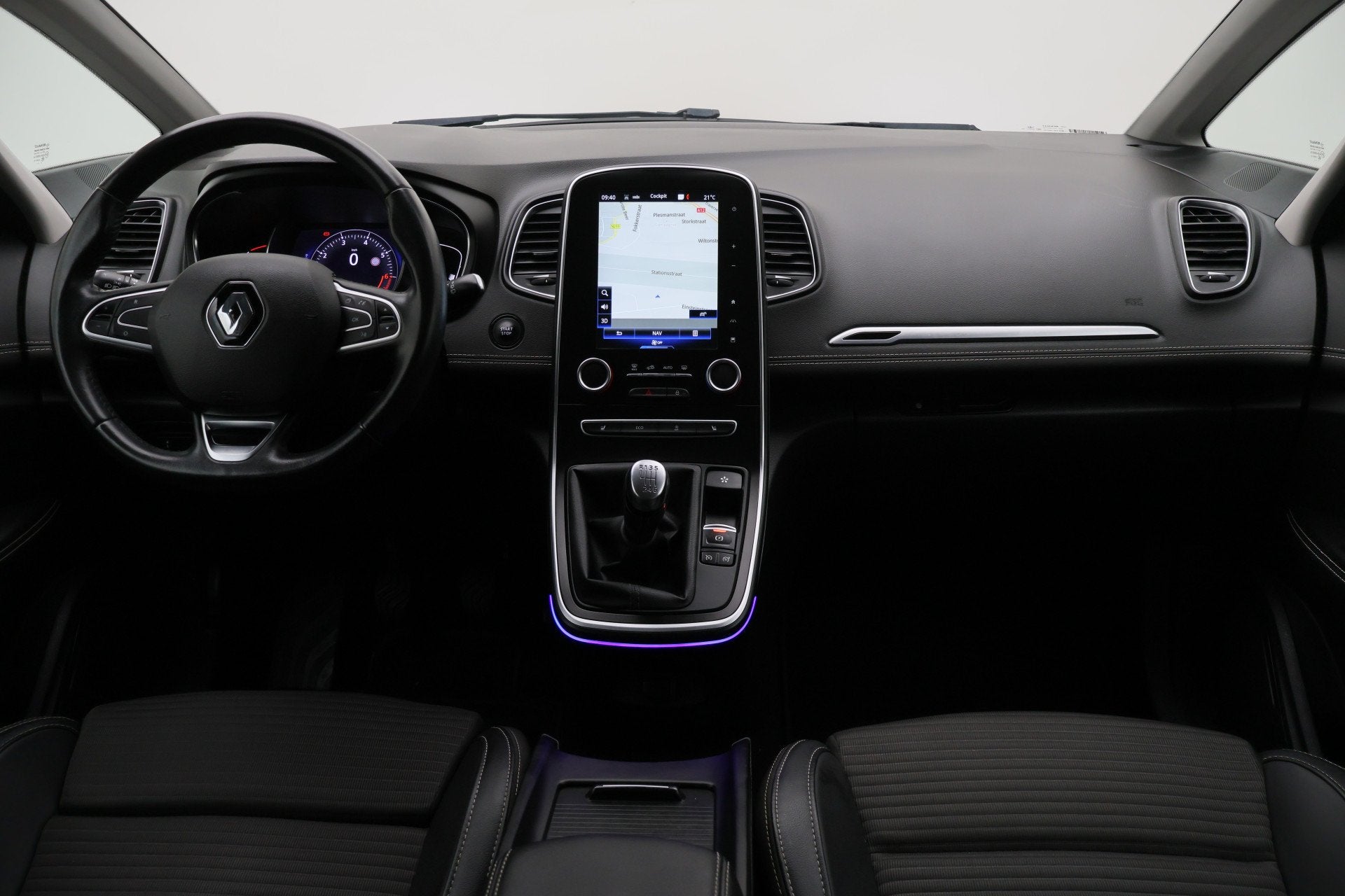 Renault Scénic 1.2 TCe Intens Leder/Stof, Climate, Cruise,, Auto's, Voorwielaandrijving, Gebruikt, 4 cilinders, 1850 kg