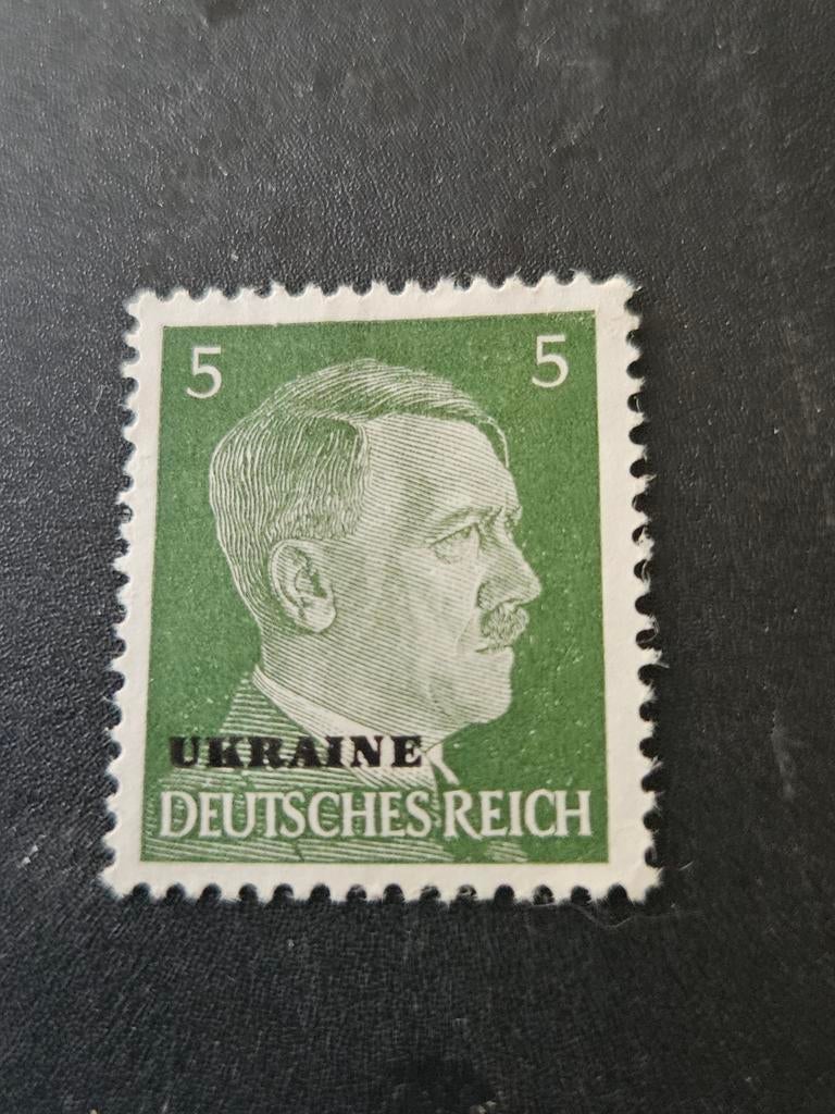 Adolf Hitler Oekraïne Duitsland postzegel, Ophalen of Verzenden
