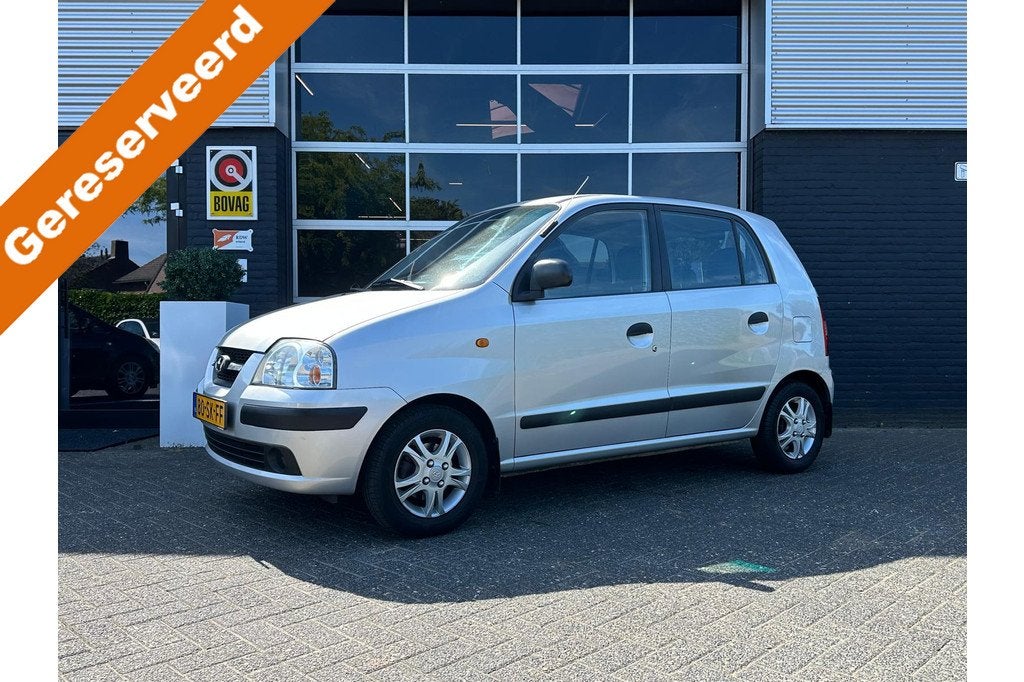 Hyundai Atos 1.1i Active Cool, Airco, Radio, LM, APK, NAP, Auto's, Hyundai, Voorwielaandrijving, Stof, 31 €/maand, 4 cilinders