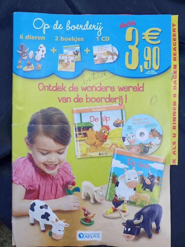 Op de boerderij Editions Atlas, Ophalen, Zo goed als nieuw, Taal en Lezen