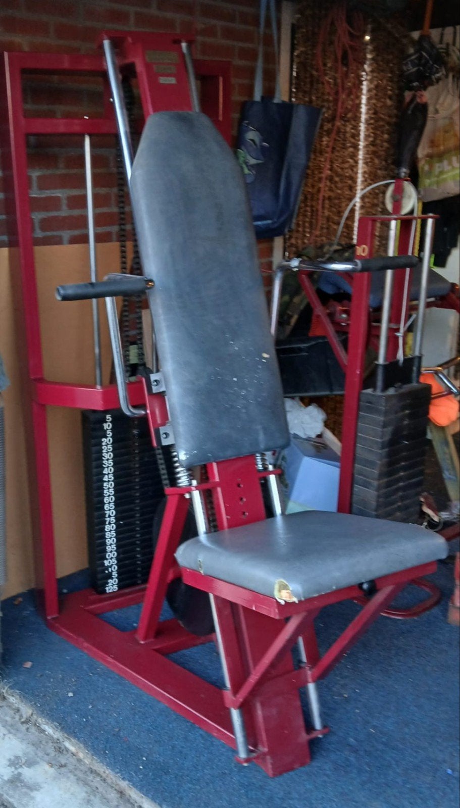 Germatec Linear Shoulder Press Krachtstation, Ophalen, Gebruikt, Krachtstation, Metaal