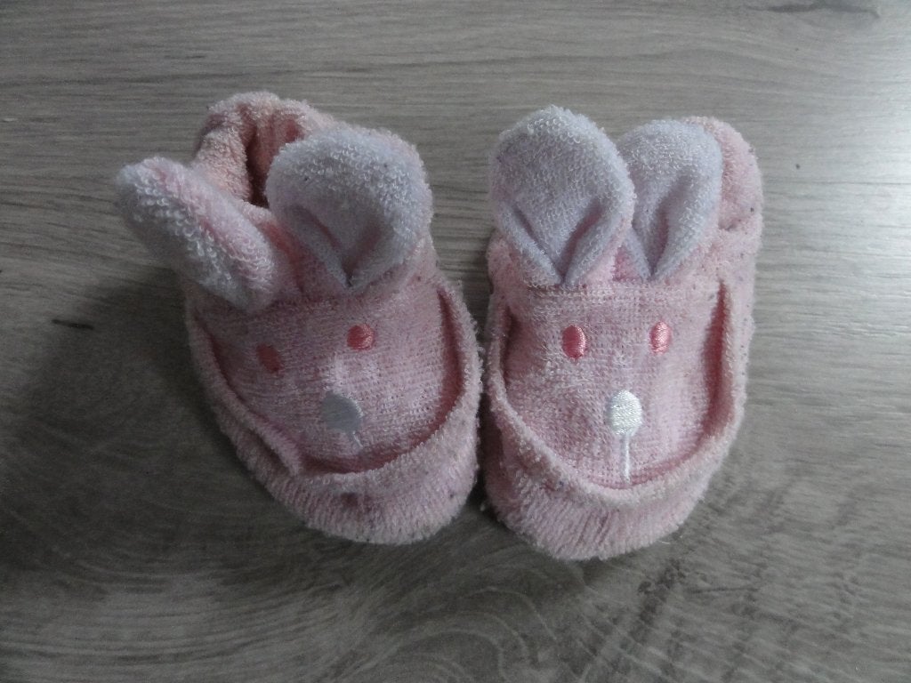 Slof / slofjes / pantoffeltjes konijn, Ophalen of Verzenden, Gebruikt, Meisje, Slofjes