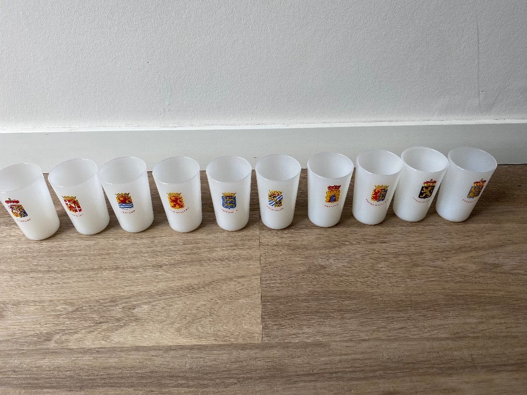 glazen provincies Nederland, Ophalen of Verzenden, Gebruikt, Waterglas
