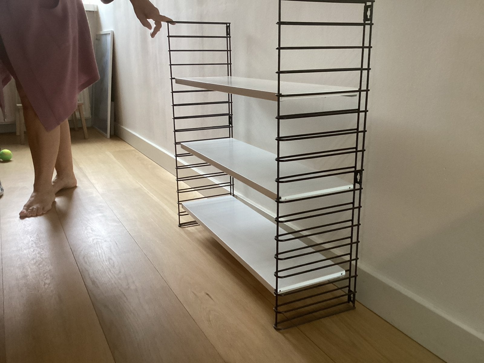 Vintage String/Tomado  wandrek met 3 planken, verstelbaar., Ophalen, Nieuw