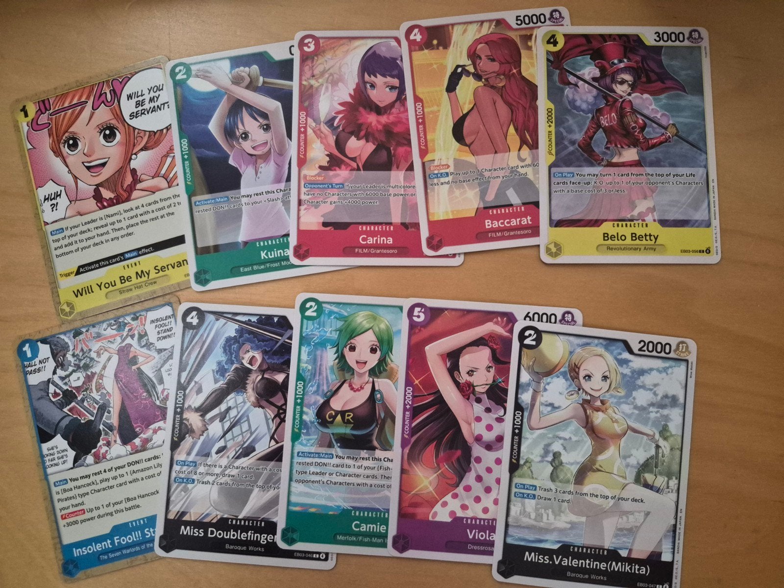 One piece eb03 kaarten, Ophalen of Verzenden, Nieuw