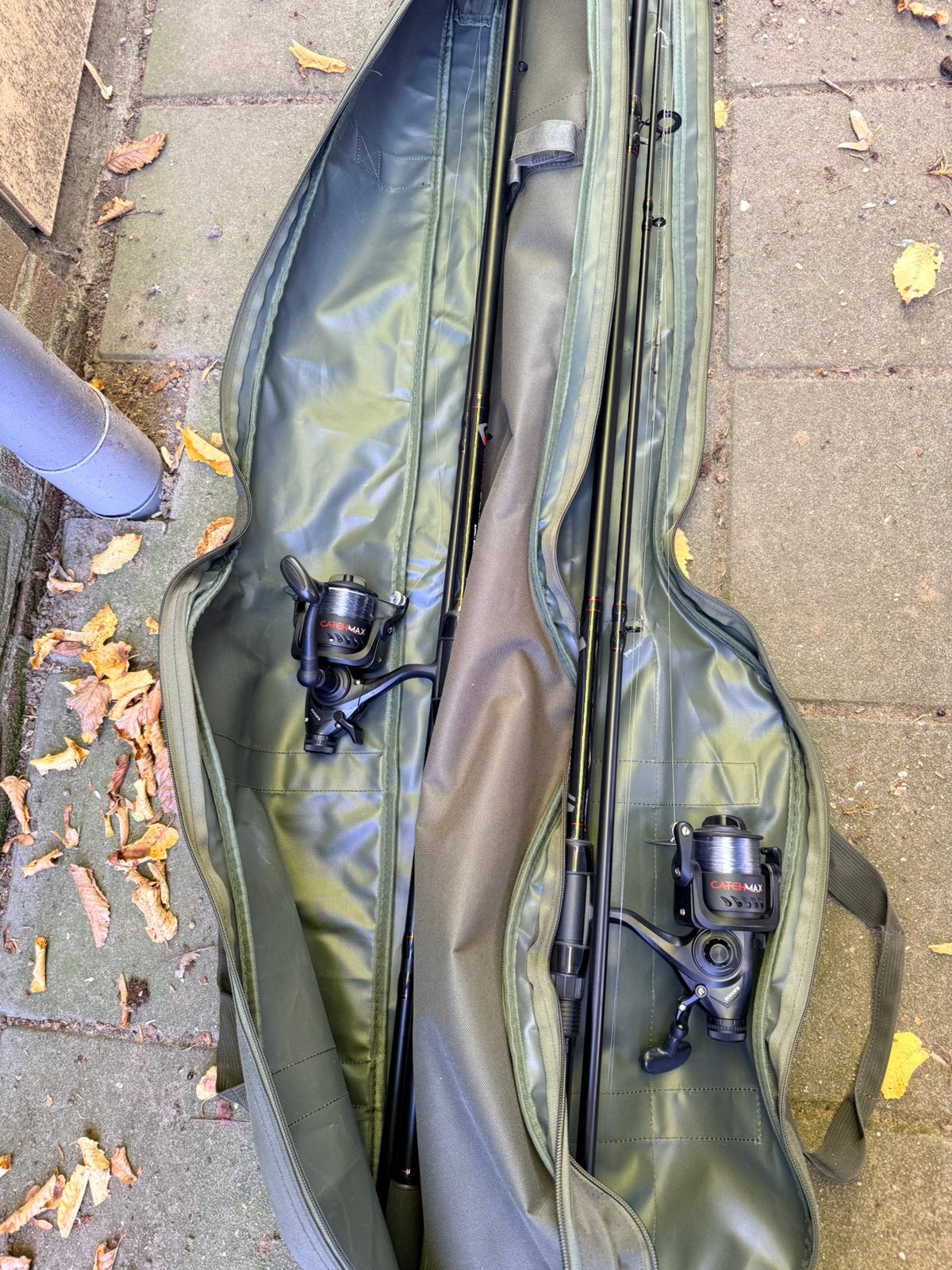 nieuwe karper hengels / foudraal / beetmelders, Watersport en Boten, Ophalen, Nieuw, Werphengel
