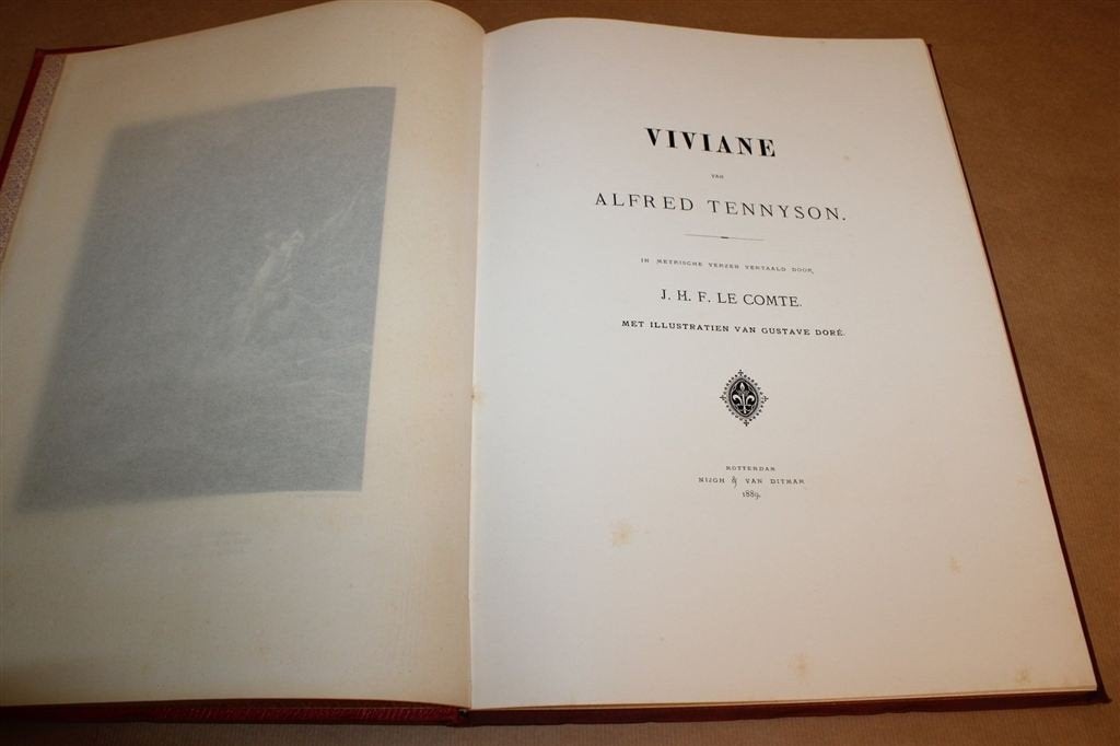 Viviane 1889 — Zeldzame Tennyson Doré Prachtuitgave, Antiek en Kunst, Ophalen of Verzenden