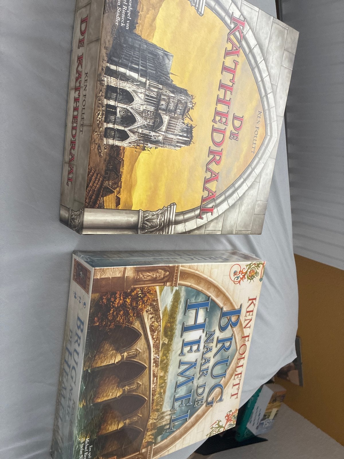 Ken Follett bordspellen: De Kathedraal & Brug naar de Hemel, Ophalen, Gebruikt