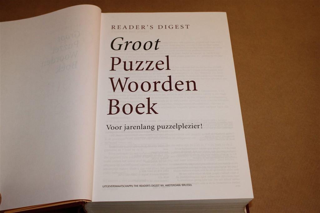 Readers\'s Digest — Groot Puzzel WoordenBoek, Ophalen of Verzenden, Zo goed als nieuw, Van Dale, Nederlands