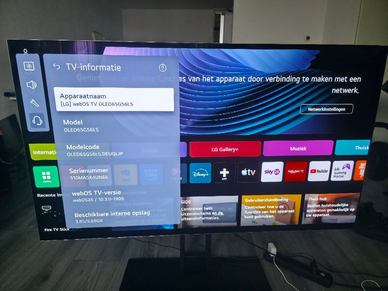 LG Oled G5 65" (2025) - zgan, Ophalen, Nieuw, 100 cm of meer, 4k (UHD)