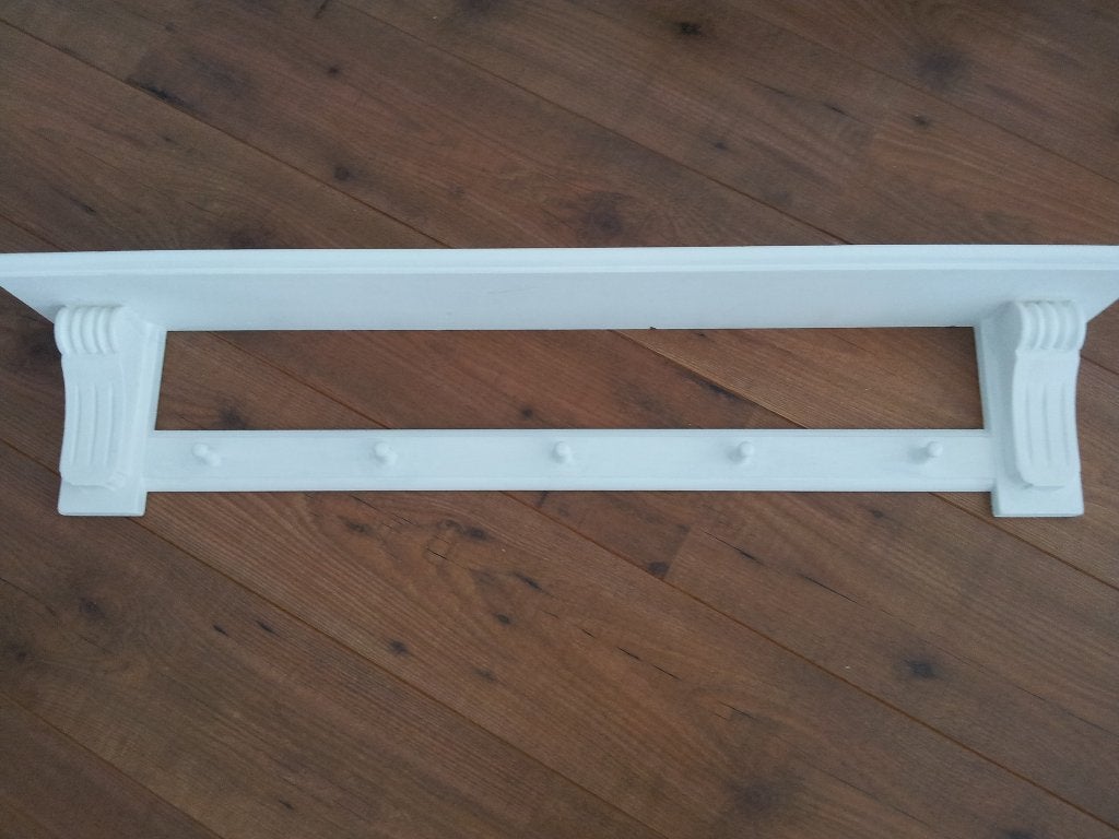 Te koop massief houten grenen wandkapstok. Lengte van 99 cm, Huis en Inrichting, Woonaccessoires | Kapstokken, Gebruikt, Minder dan 100 cm