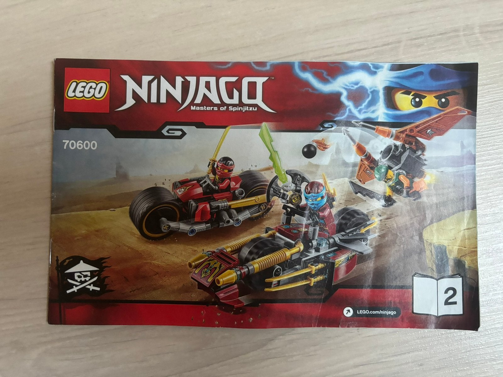 Lego Ninjago 70600 - Niet helemaal compleet met boekje, Kinderen en Baby's, Speelgoed | Duplo en Lego, Gebruikt, Lego, Ophalen of Verzenden