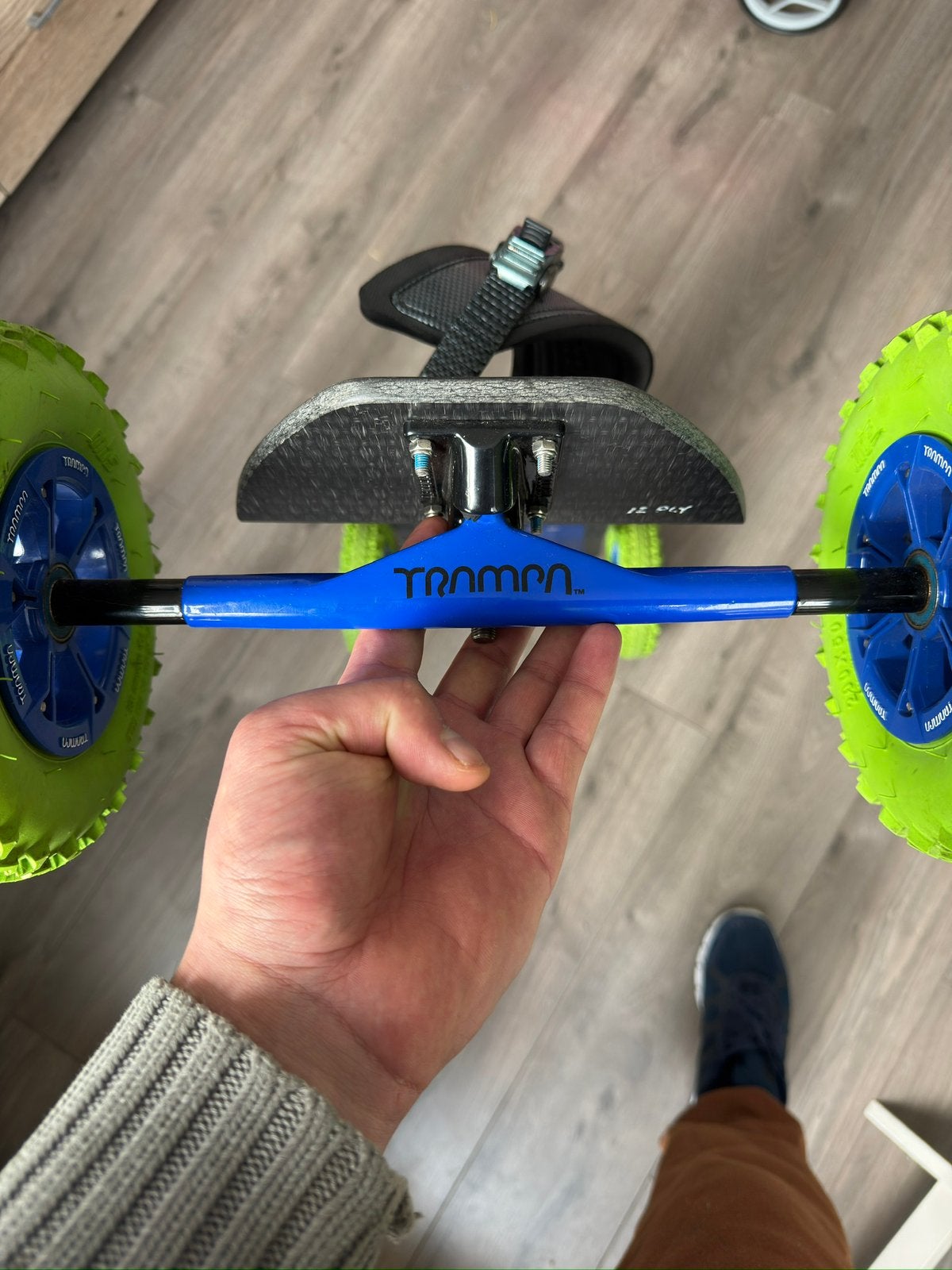 Trampa Mountainboard / Kiteboard Z.G.A.N., Ophalen, Zo goed als nieuw, Skateboard, Longboard