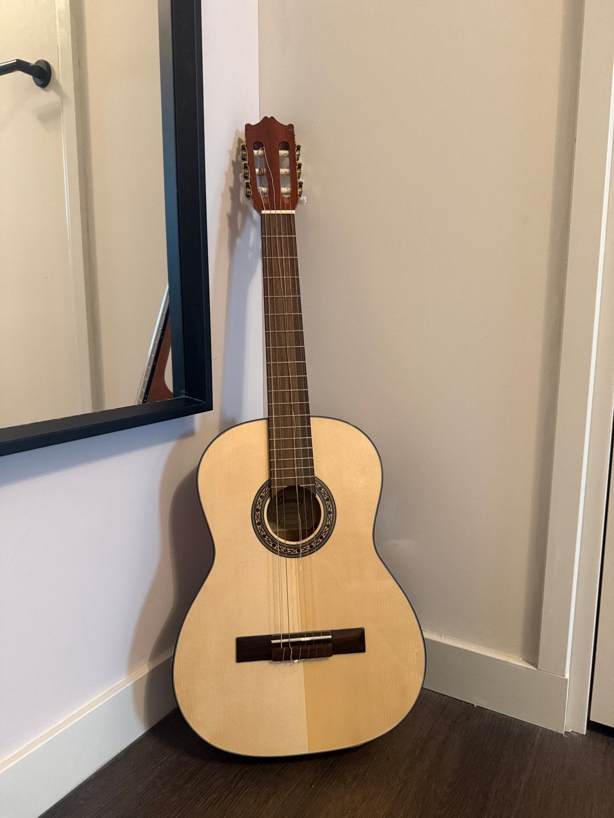 Ibanez Salvador G10-3Q-NT Klassieke Gitaar met Accessoires, Ophalen of Verzenden, Zo goed als nieuw, Klassieke of Spaanse gitaar