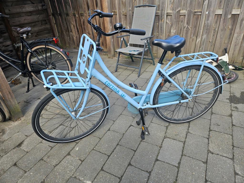 Blauwe Cortina U4 Transportfiets - Framemaat 50, Fietsen en Brommers, Fietsen | Dames | Damesfietsen, 50 tot 53 cm, Ophalen, Zo goed als nieuw