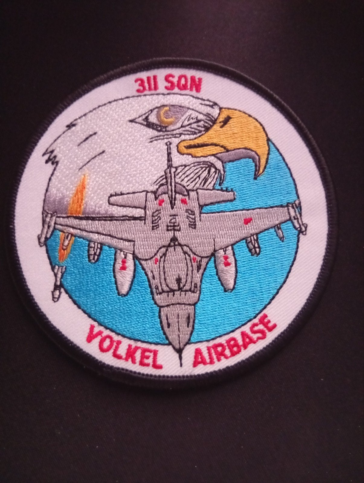 patch 311 squadron Volkel Airbase, Ophalen of Verzenden, Zo goed als nieuw, Patch, Badge of Embleem
