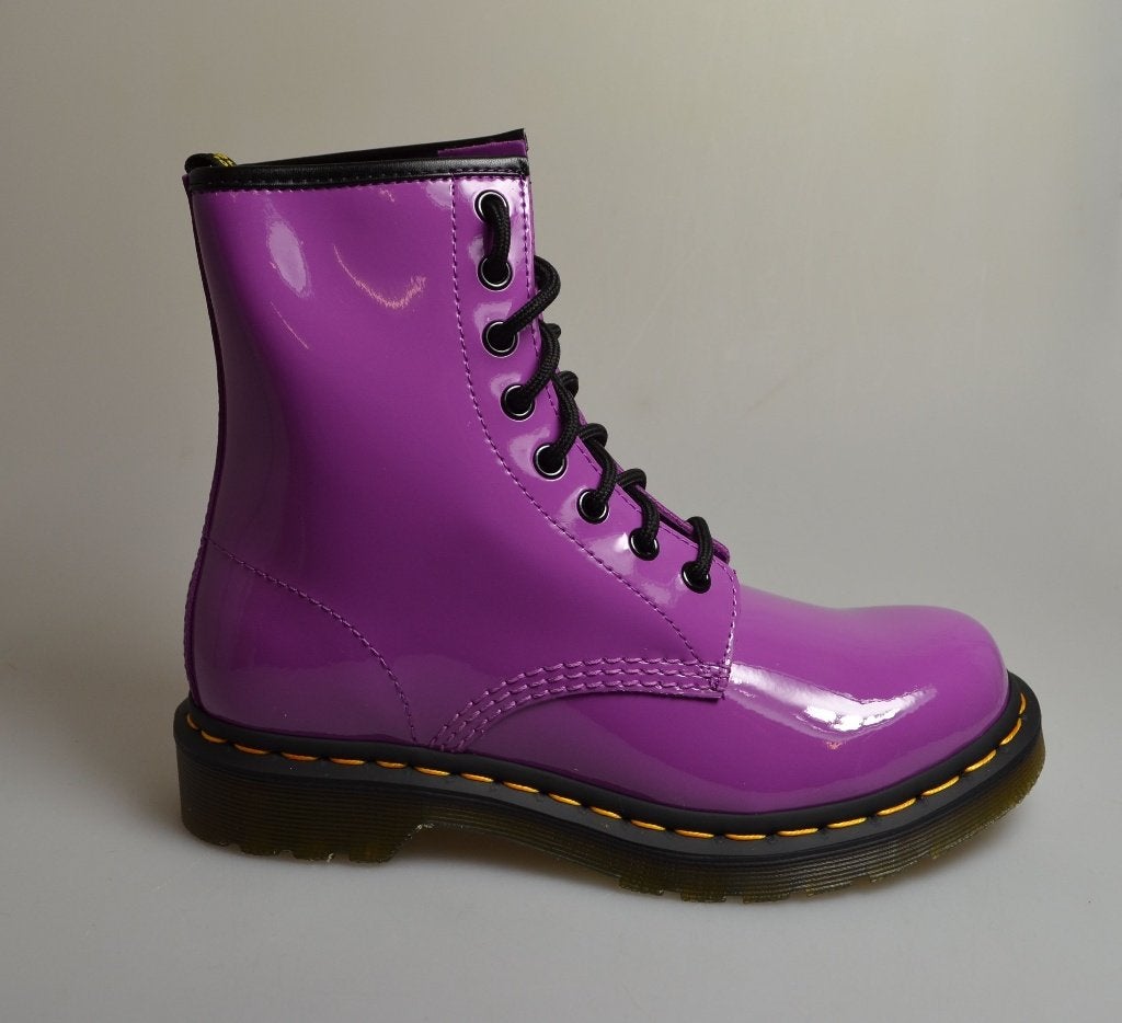 dr martens 1460 paars patent maat 38 nieuw, Overige kleuren, Lage of Enkellaarzen, Nieuw, Ophalen of Verzenden
