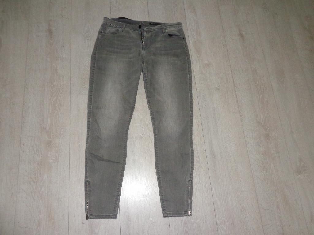 grijze damesspijkerbroek van Black Orchid Los Angeles, maat, Ophalen of Verzenden, Gedragen, Grijs, W28 - W29 (confectie 36)