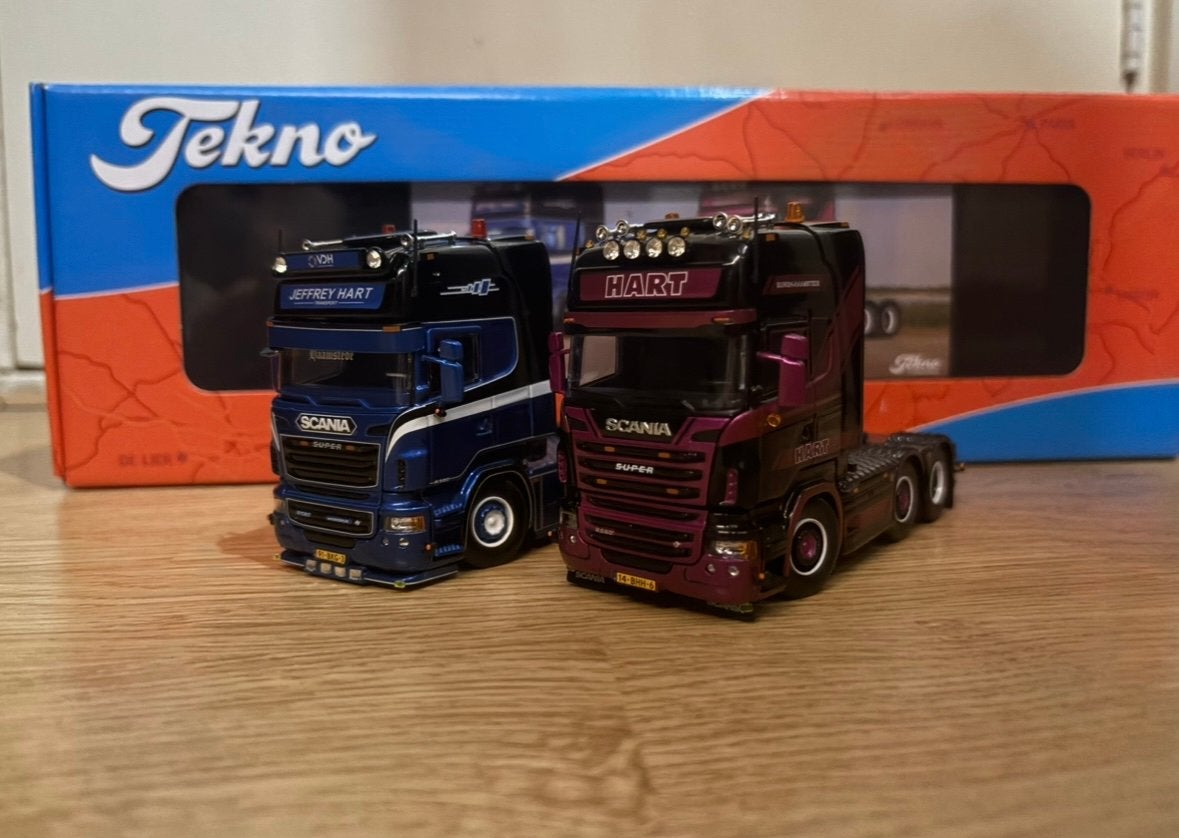 Tekno set hart, Hobby en Vrije tijd, Ophalen, Zo goed als nieuw, Bus of Vrachtwagen, Tekno
