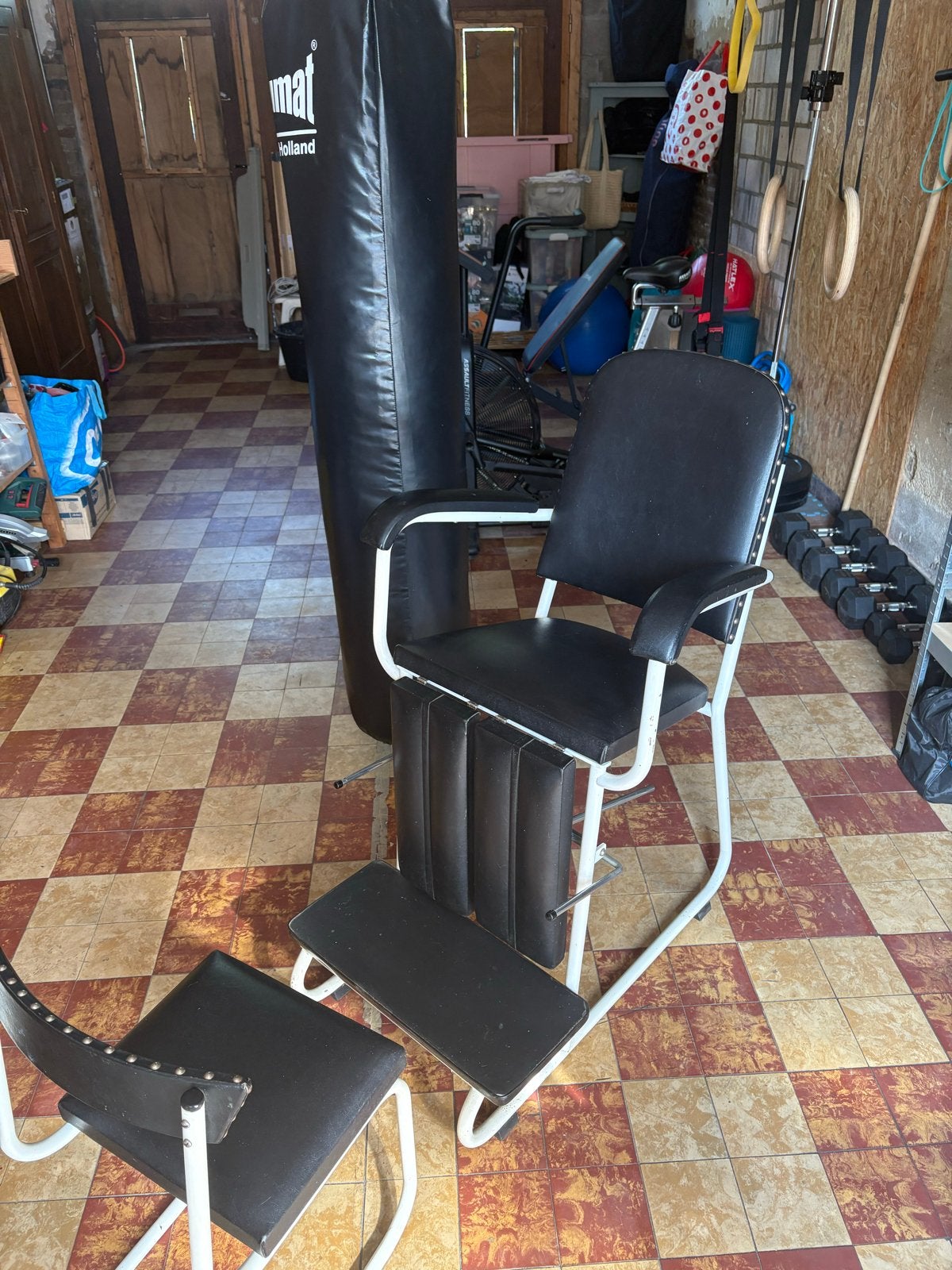 Oude vintage pedicurestoel - eenvoudig te repareren, Ophalen