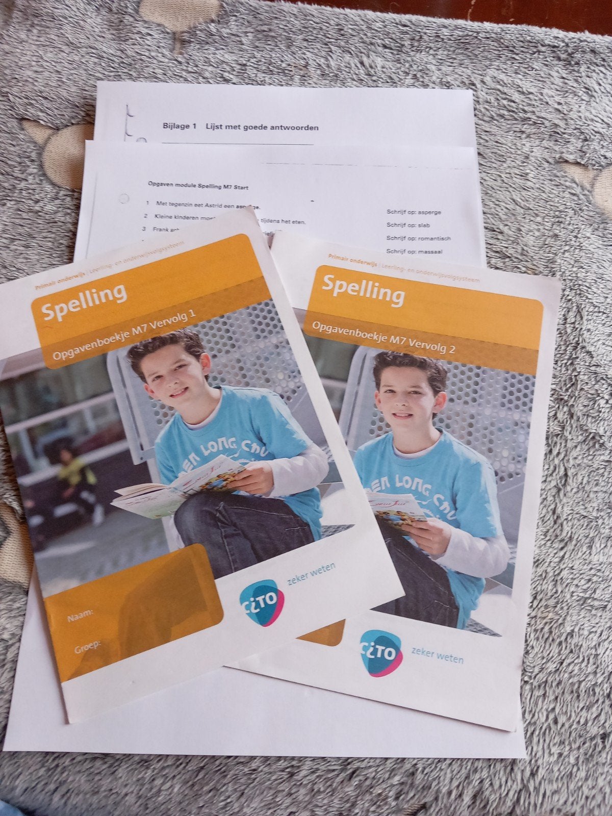 Groep 7 Spelling Opgavenboekje M7 Vervolg 1+2 Cito citotoets, Boeken, Ophalen of Verzenden, Zo goed als nieuw