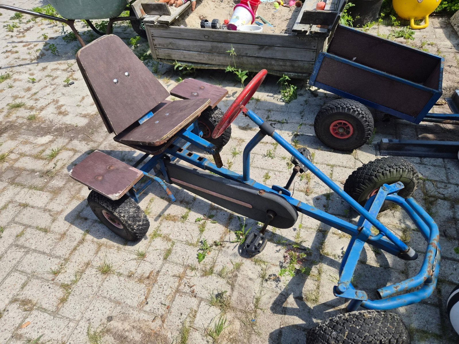 Berg skelter met kar, Kinderen en Baby's, Speelgoed | Buiten | Skelters, Ophalen, Gebruikt, Berg