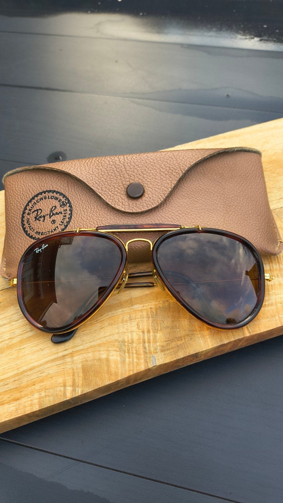 Zeldzame vintage Ray-Ban B&L USA Road Spirit Tortuga 62-14, Sieraden, Tassen en Uiterlijk, Ophalen of Verzenden, Nvt, Nvt, Ray-Ban
