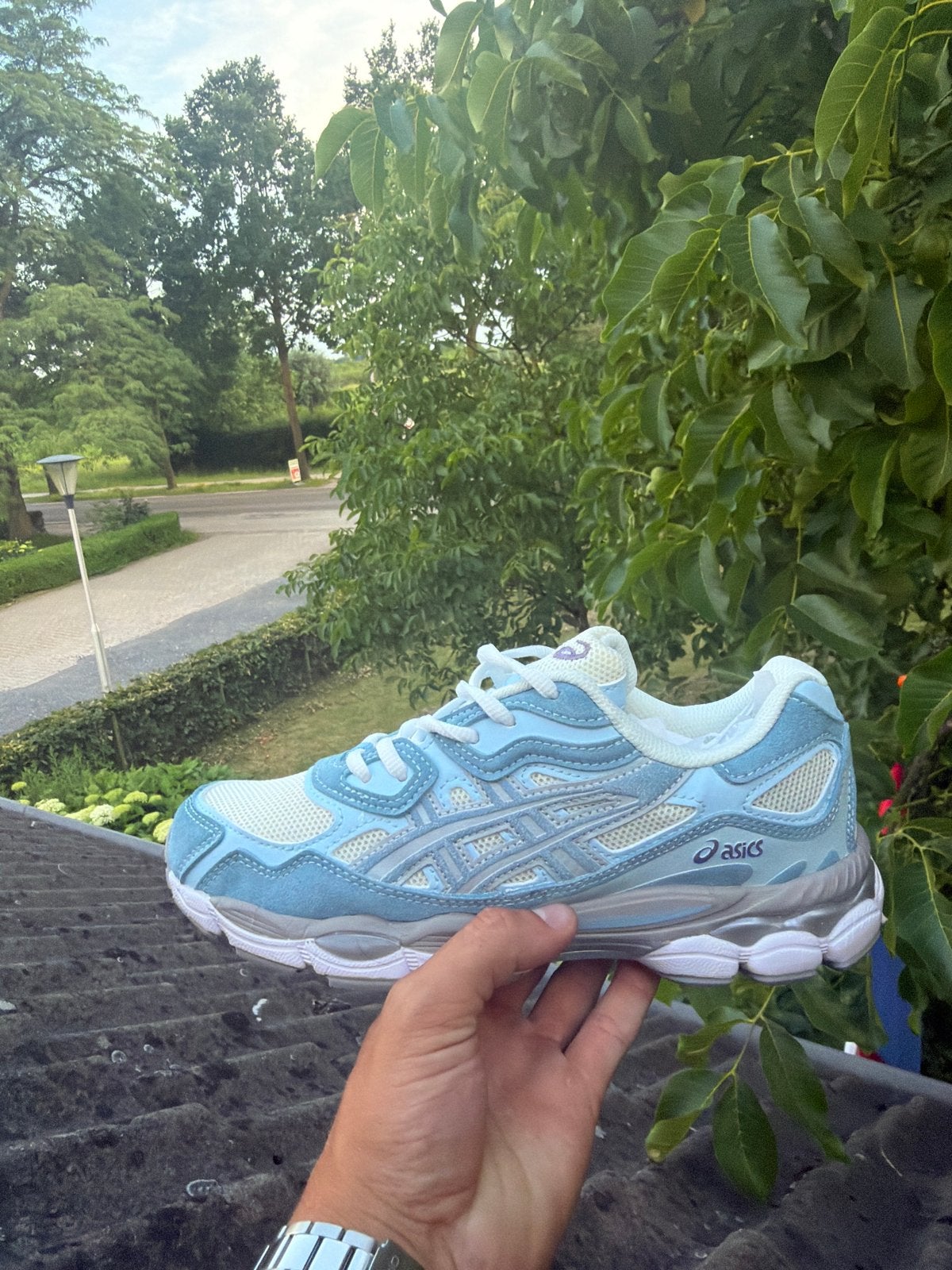 Asics sneakers maat 41,5, Blauw, Nieuw, Ophalen of Verzenden, Sneakers of Gympen
