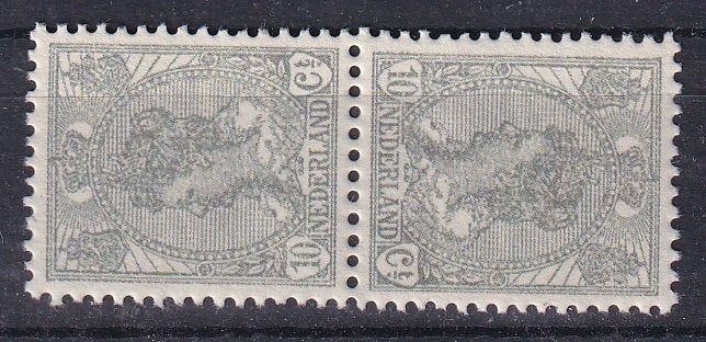 D35A) 1899 NL nr 62 tete beche MNH €45 geen garantie, Verzenden, T/m 1940, Postfris