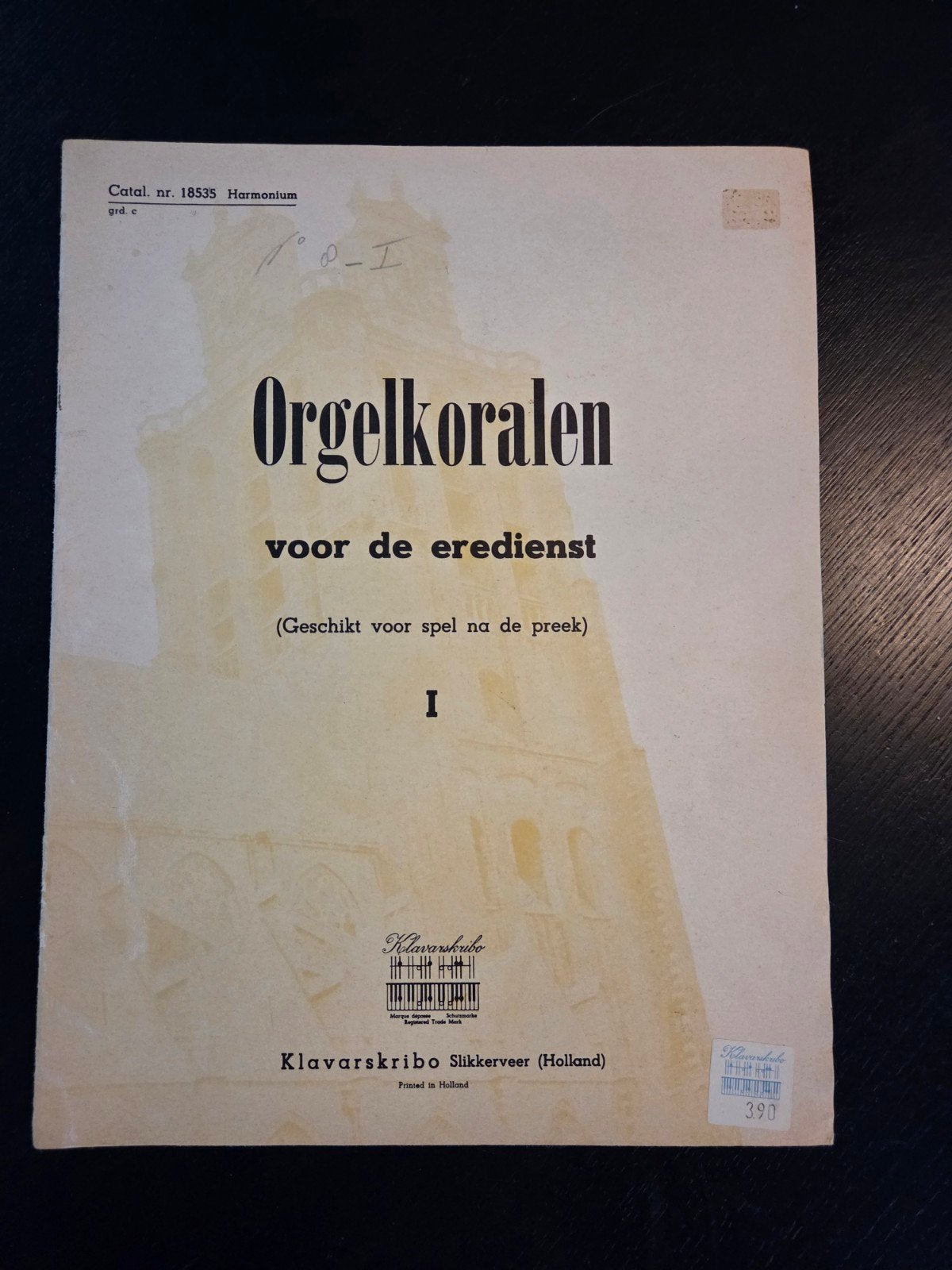 Orgelkoralen voor de eredienst KLAVARSKRIBO, Ophalen of Verzenden, Gebruikt, Religie en Gospel, Orgel