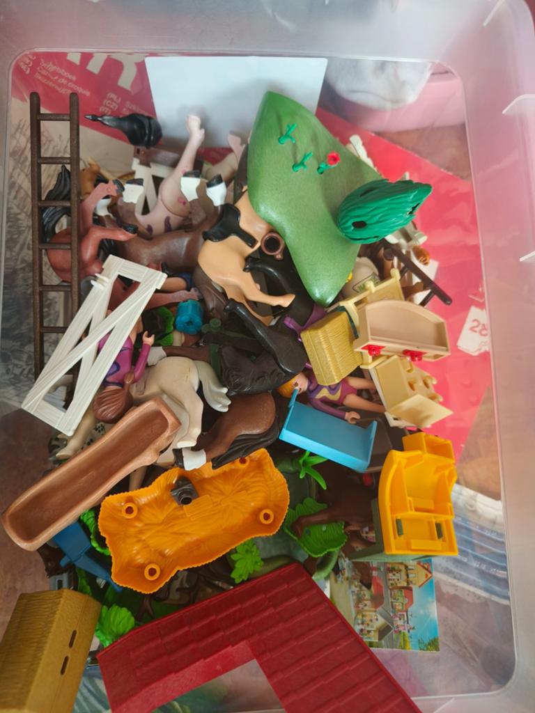 Playmobil boerderij 3 set compleet paarden en accessoires, Kinderen en Baby's, Speelgoed | Playmobil, Ophalen, Gebruikt, Complete set
