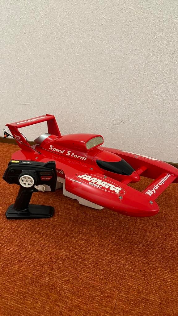 RC Boot speed storm 1/6 schaal big scale, Ophalen of Verzenden, Gebruikt, Afstandsbediening