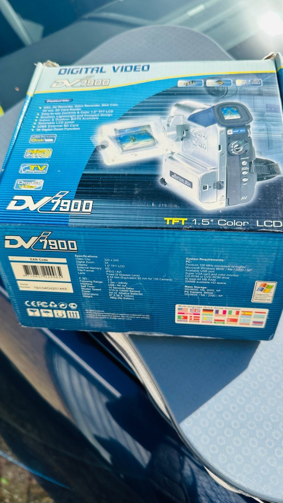 NIKOTEC DV7900 Digitale Videocamera met Accessoires, Overige merken, Overige soorten, Zo goed als nieuw, Camera