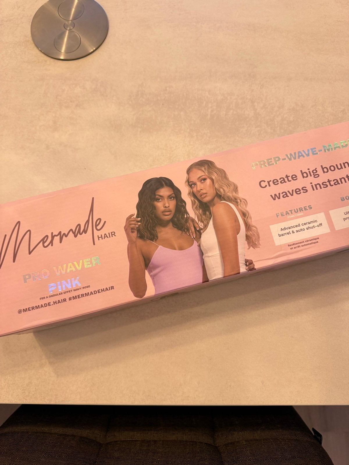 Mermade Hair Pro Waver Pink - Zo goed als nieuw!, Ophalen of Verzenden, Zo goed als nieuw, Krultang of Stijltang