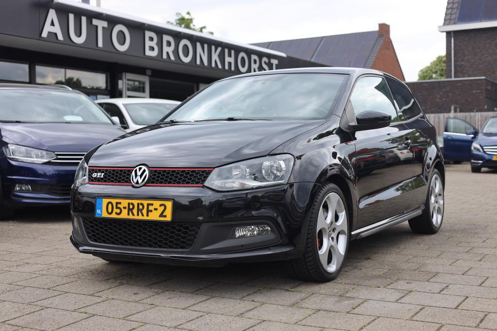 Volkswagen Polo 1.4 TSI GTI I AUT | CLIMA | CRUISE | TREKHAA, Euro 5, Stof, 4 cilinders, Zwart