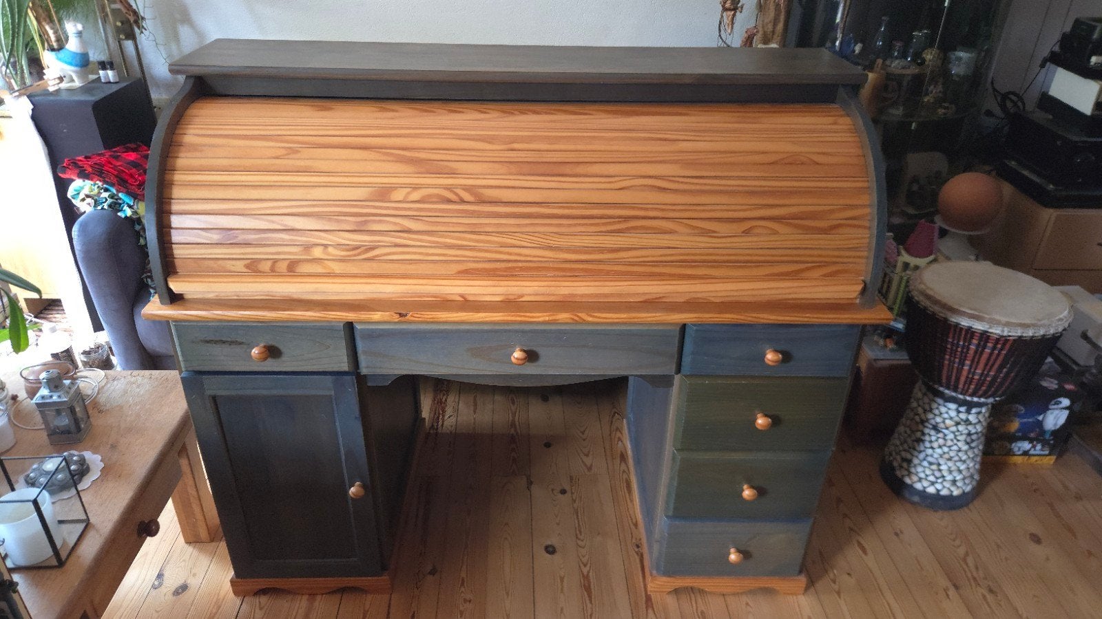 Bureau Secretaire, Ophalen, Gebruikt, Hout, Secretaire
