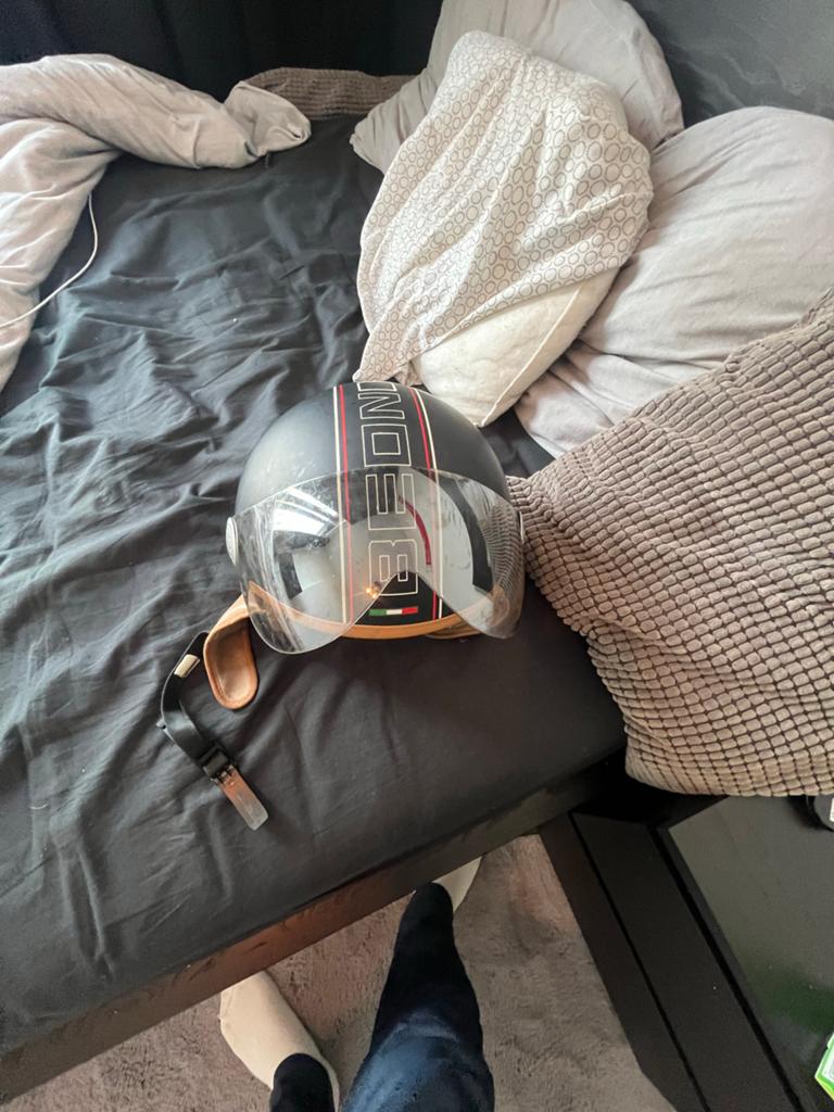 Beon Design Scooterhelm - Mat Zwart, Fietsen en Brommers, Ophalen of Verzenden, Gebruikt, Medium