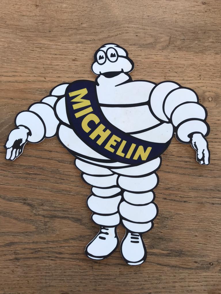 Michelin reclamebord, Verzamelen, Merken en Reclamevoorwerpen, Ophalen of Verzenden, Gebruikt, Reclamebord