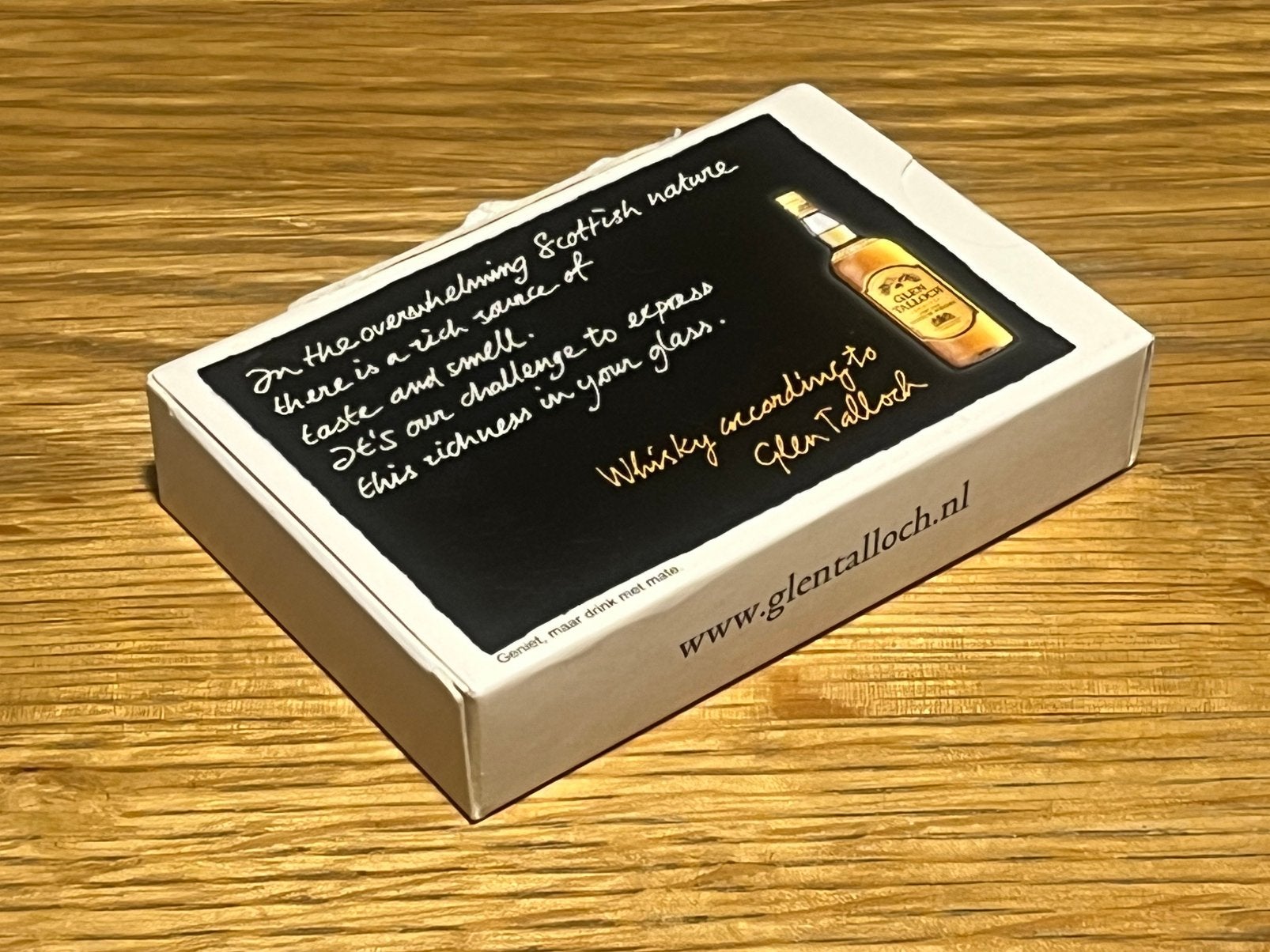 Glen Talloch whisky speelkaarten – nieuw en geseald, Verzenden, Nieuw, Speelkaart(en)