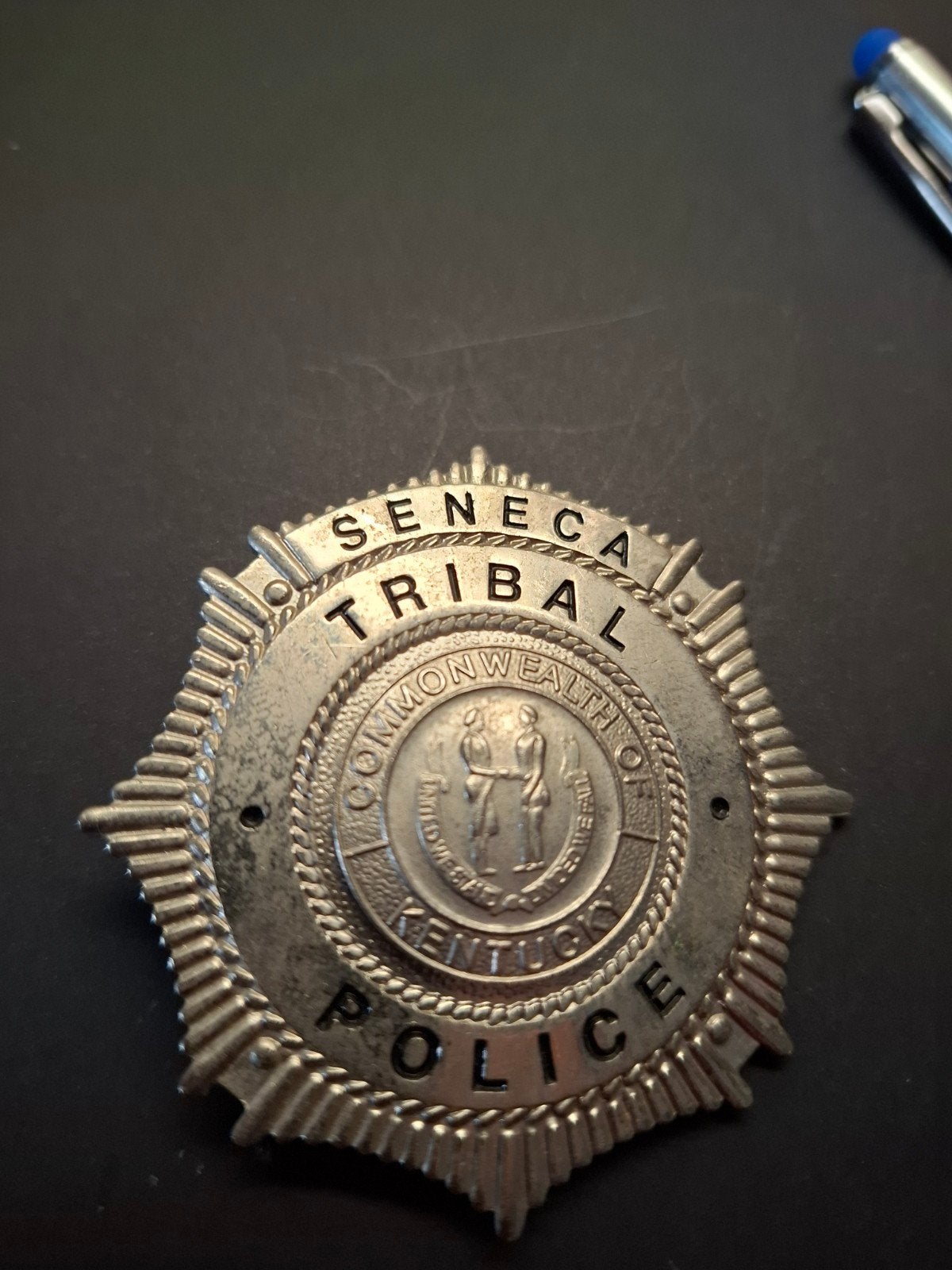 Amerikaanse Seneca Tribal Police badge Kentucky, Ophalen of Verzenden, Gebruikt